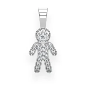 0.10 Mini Boy Diamond Pendant