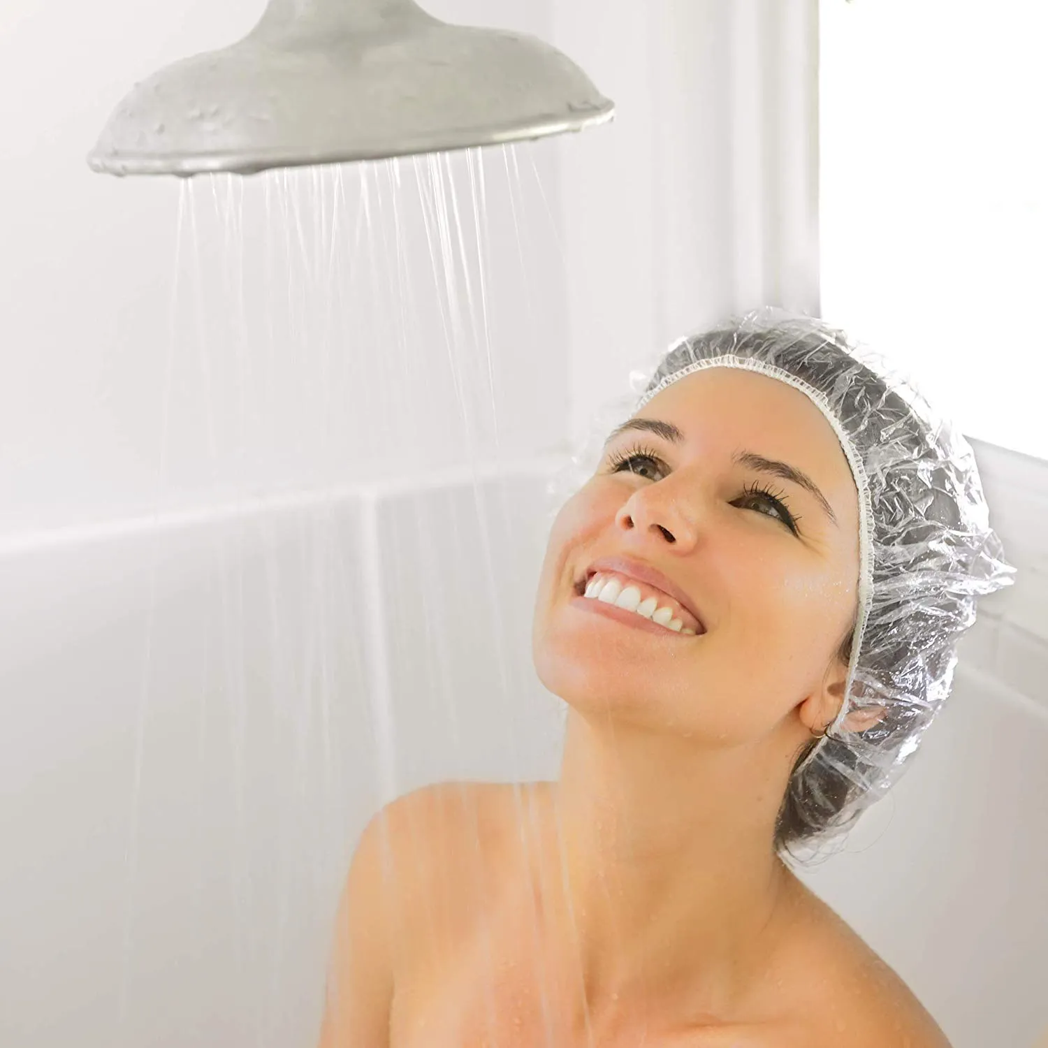 100-Piece: Disposable Shower Cap