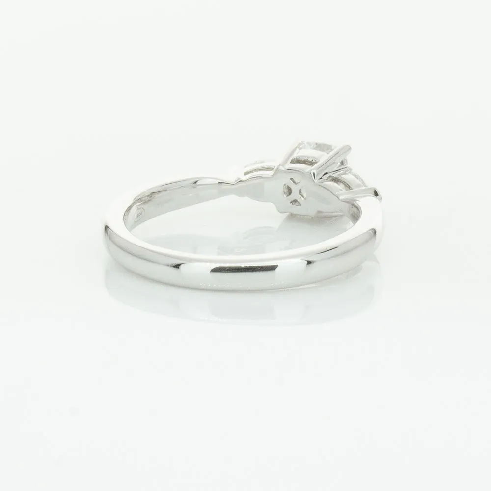 18ct White Gold .76ct Cushion Cut Diamond Ayla Ring