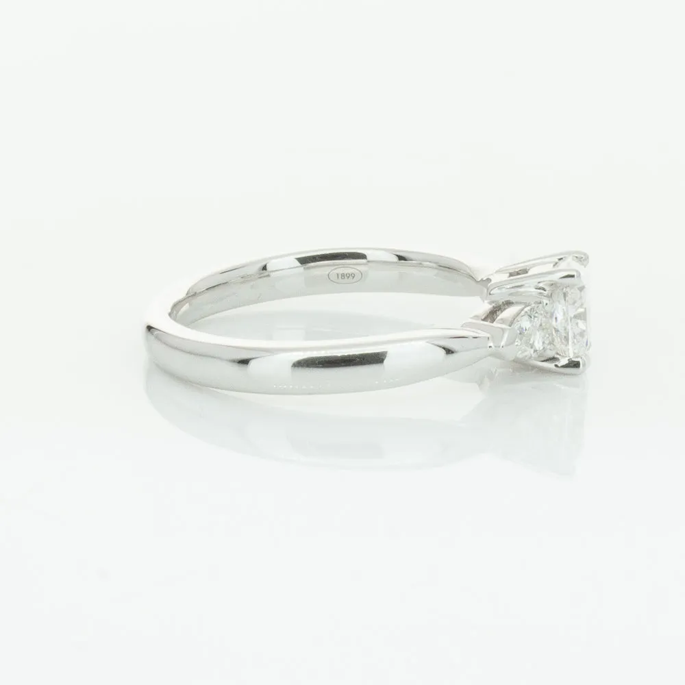 18ct White Gold .76ct Cushion Cut Diamond Ayla Ring