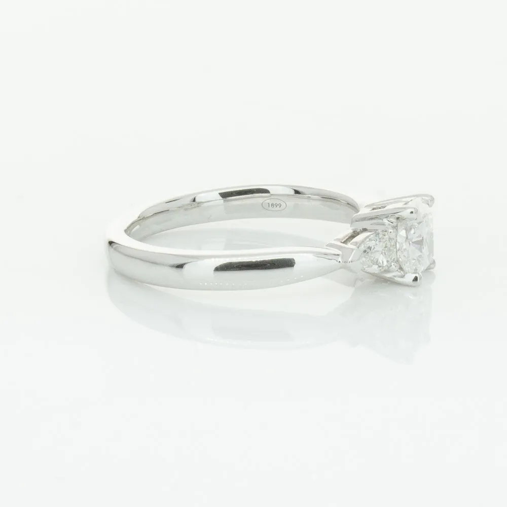 18ct White Gold .76ct Cushion Cut Diamond Ayla Ring