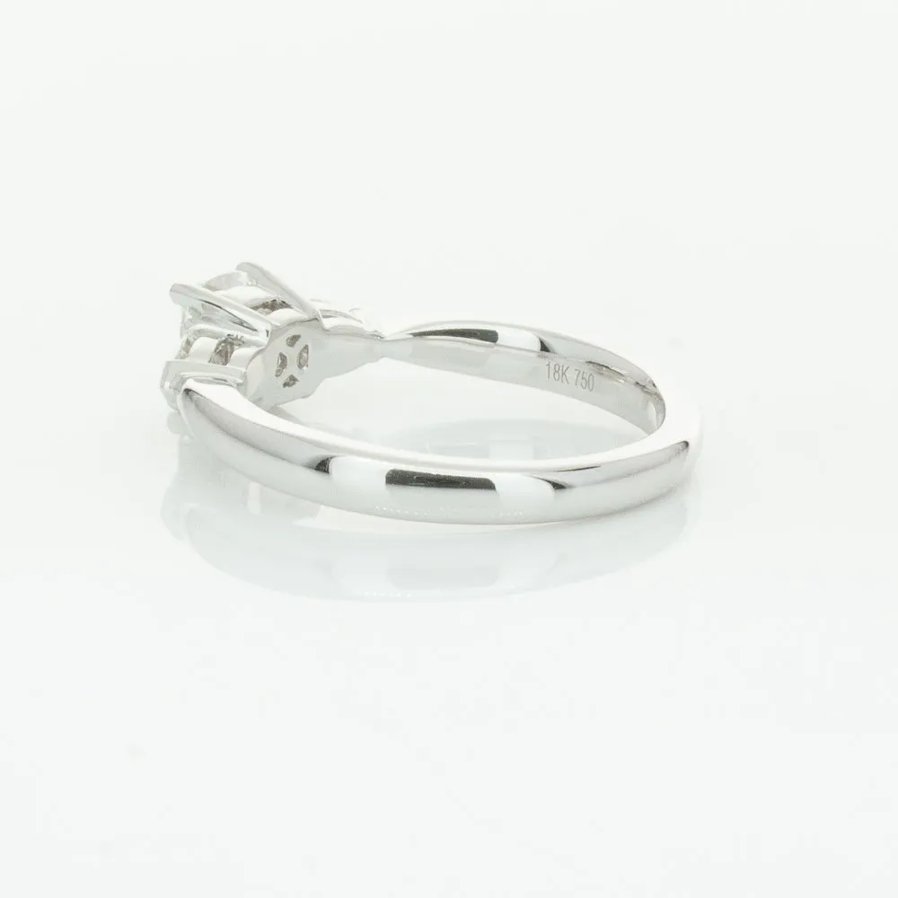 18ct White Gold .76ct Cushion Cut Diamond Ayla Ring