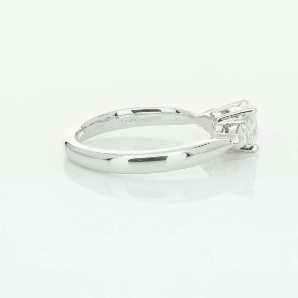 18ct White Gold .76ct Cushion Cut Diamond Ayla Ring