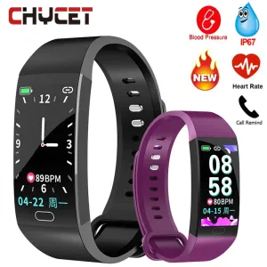 2019 Smart Bracelet Men Women Blood Pressure Measurement Smart Wristband Waterproof Heart Rate Fitness Tracker Smart Band Watch