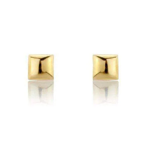 9ct Yellow, White or Rose Gold Stud Earrings - MM7A01