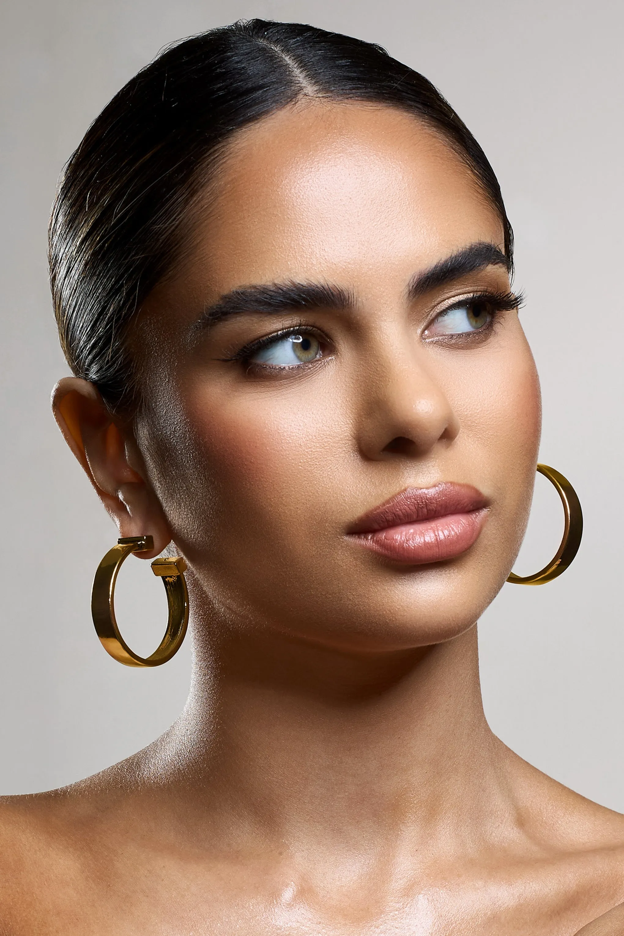 Amery | Gold Chunky Hoop Earrings