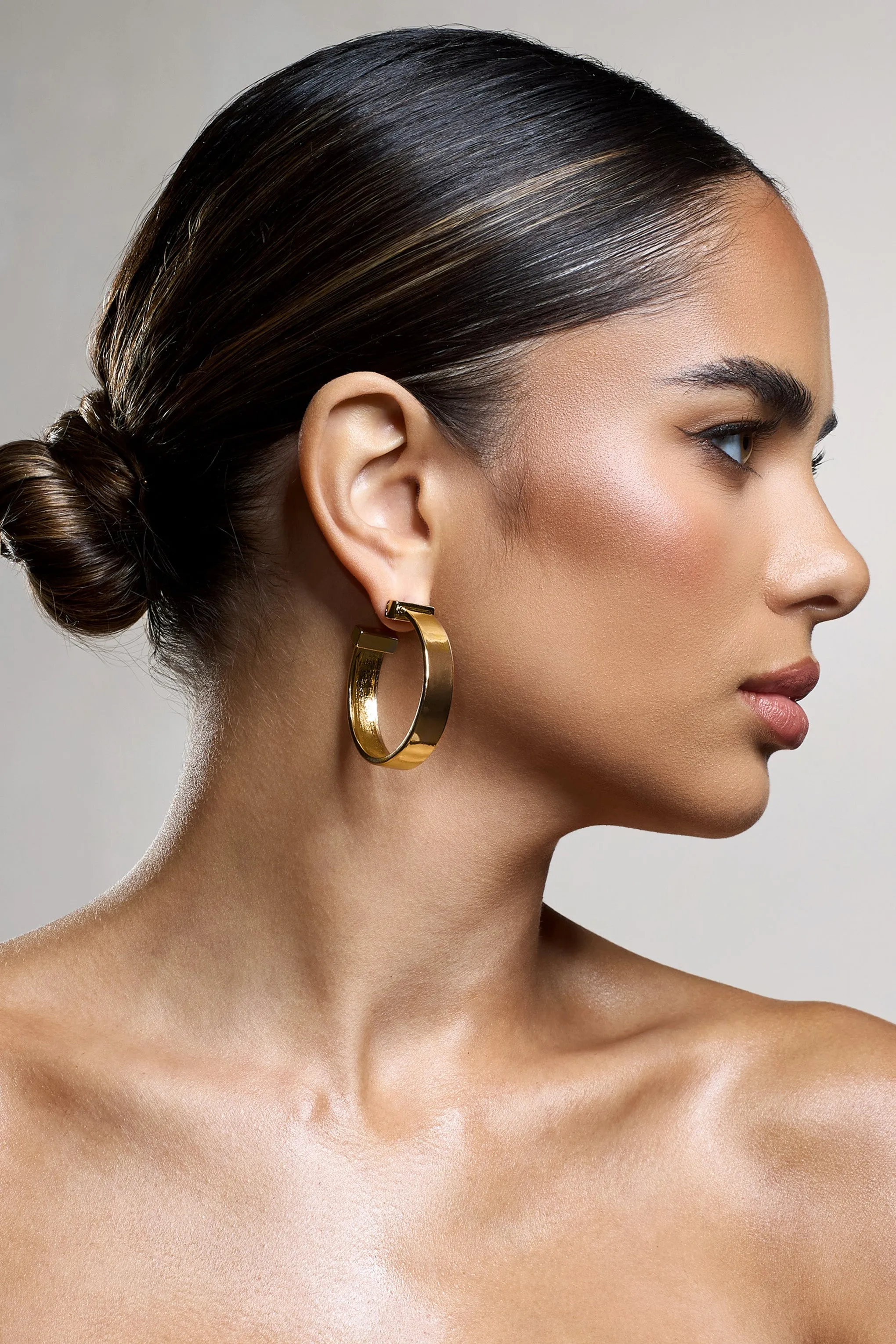 Amery | Gold Chunky Hoop Earrings