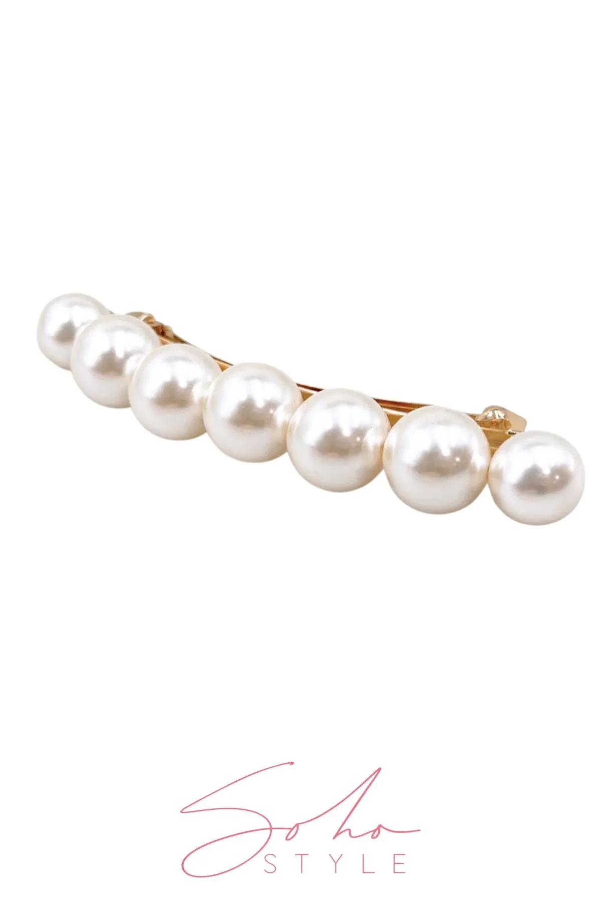 Big pearl mermaid hair barrettes