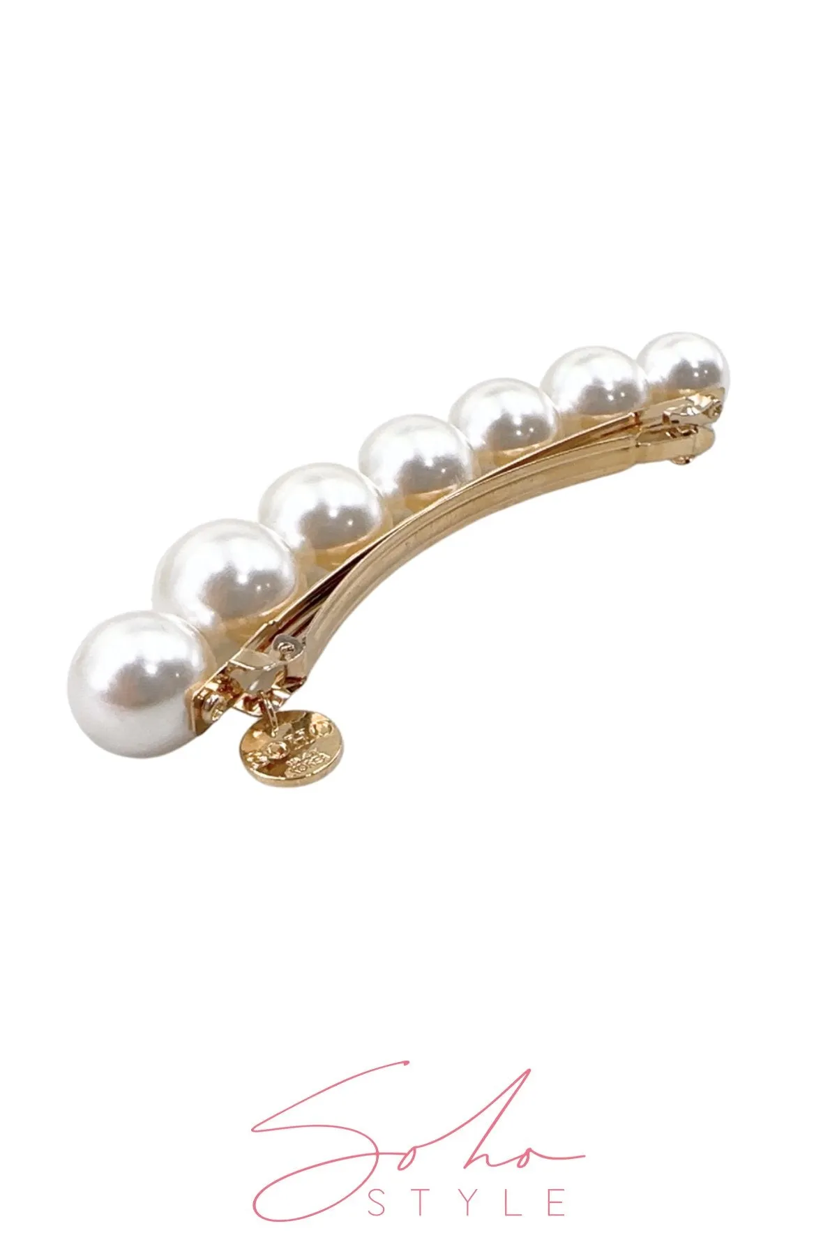 Big pearl mermaid hair barrettes