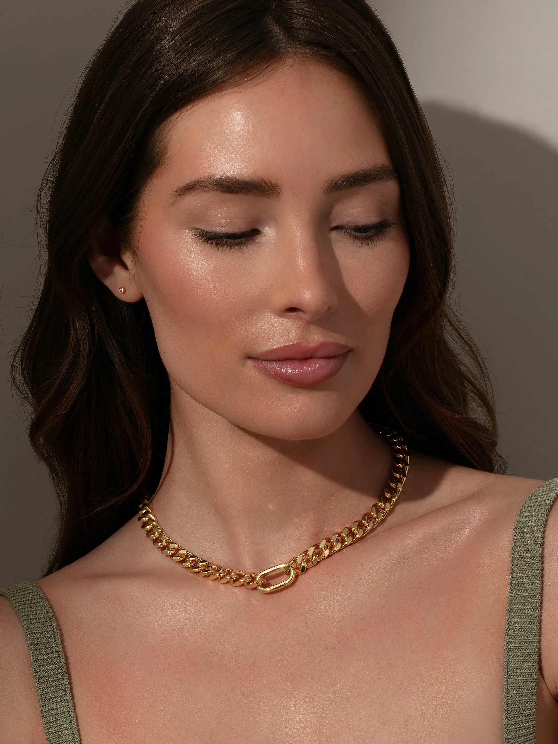 Bold Curb Chain Necklace