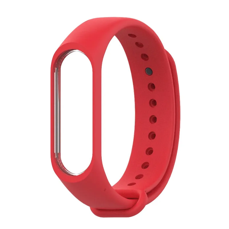 Bracelet for Xiaomi Mi Band 3 4 Sport Strap watch Silicone wrist strap For xiaomi mi band 3 4 bracelet Miband 4 3 Strap