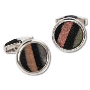 Brackish Daufuskie Turkey Feather Cufflinks