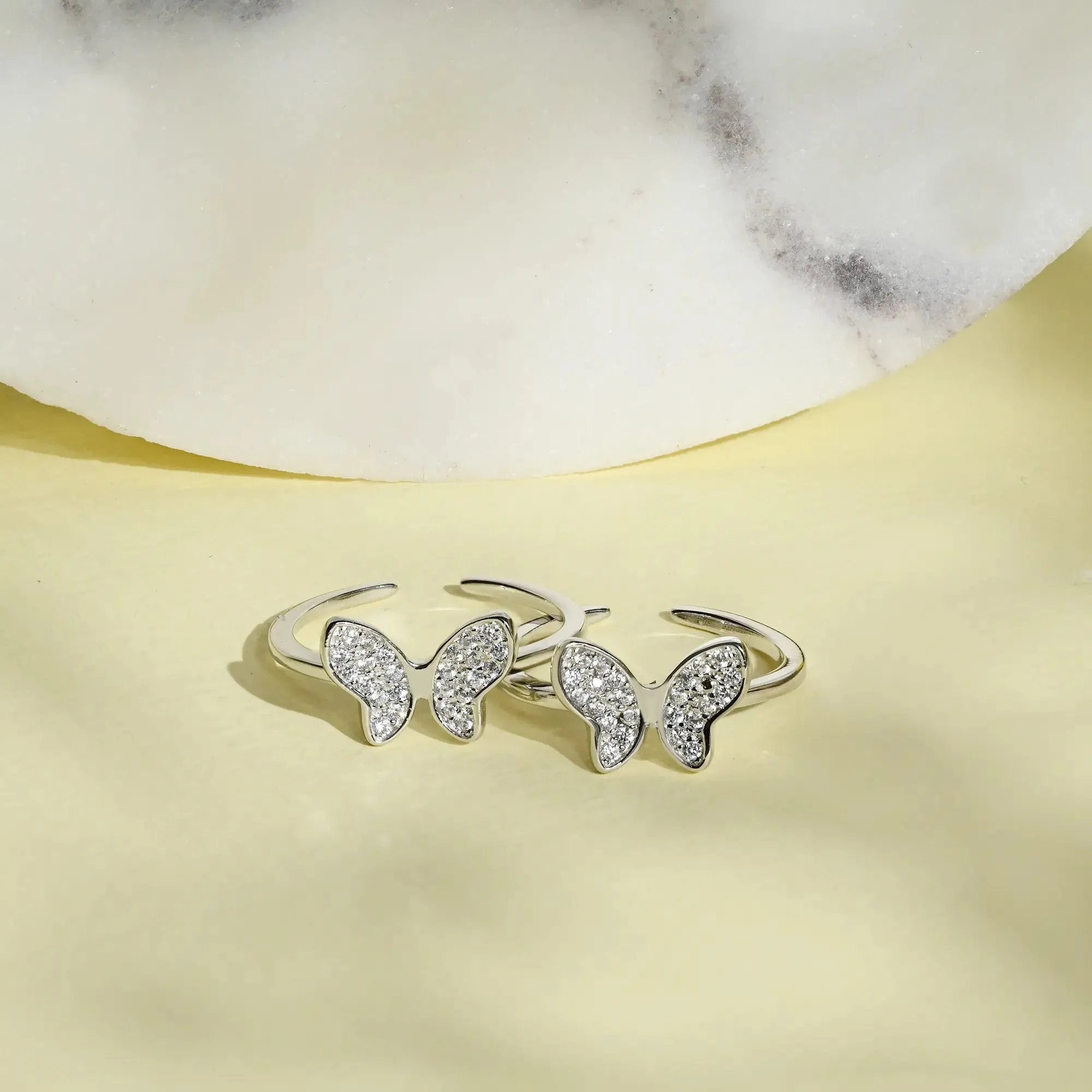 Butterfly Toe Rings