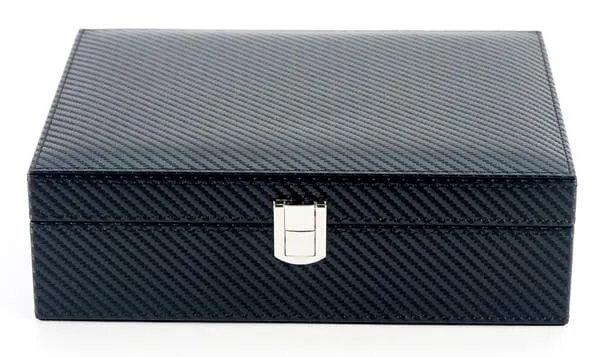 Carbon Fibre Cufflink Watch Box