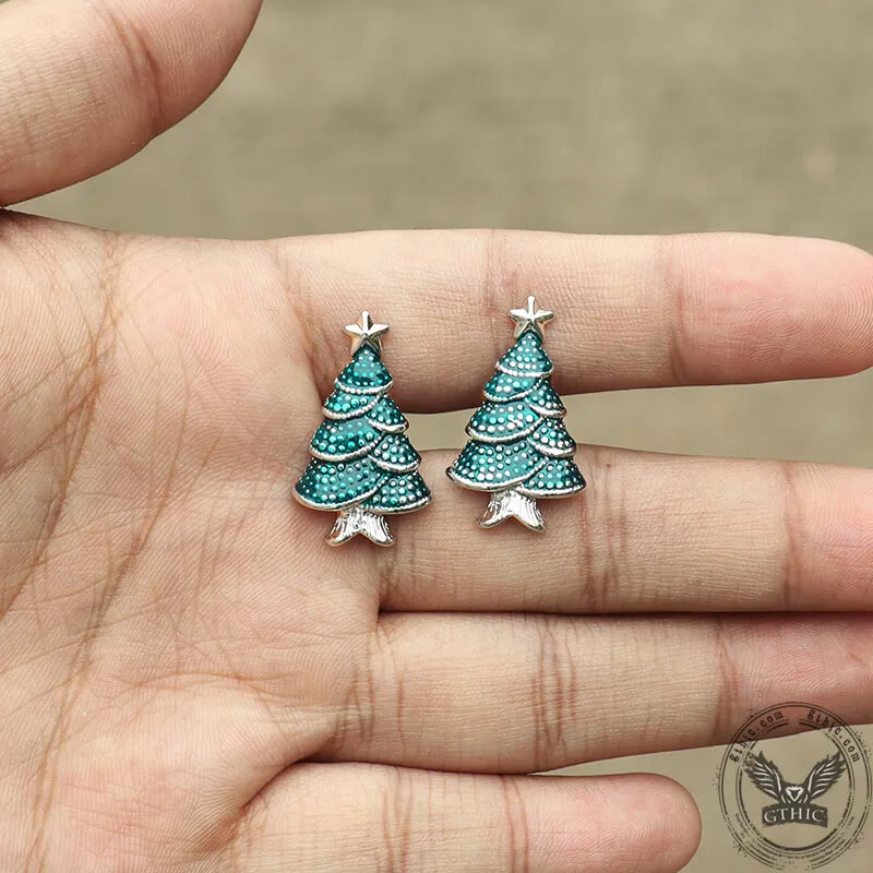 Christmas Tree Copper Cufflinks