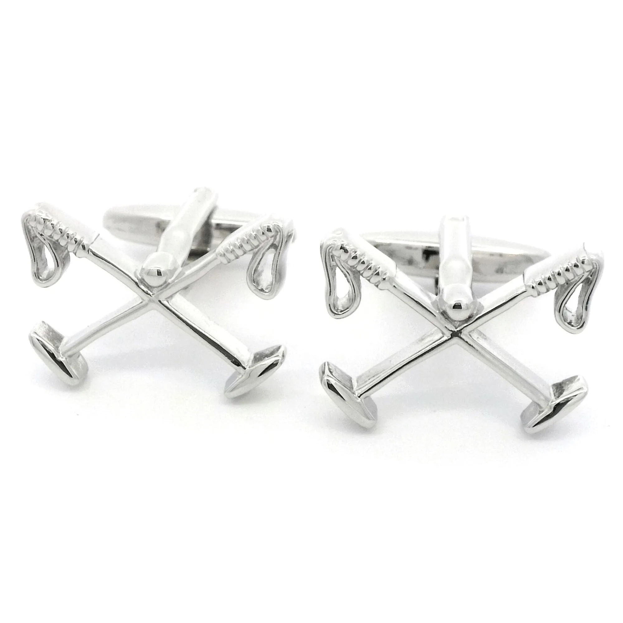 Crossed Polo Mallets Cufflinks