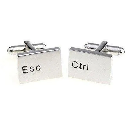 Ctrl Esc Key Cufflinks