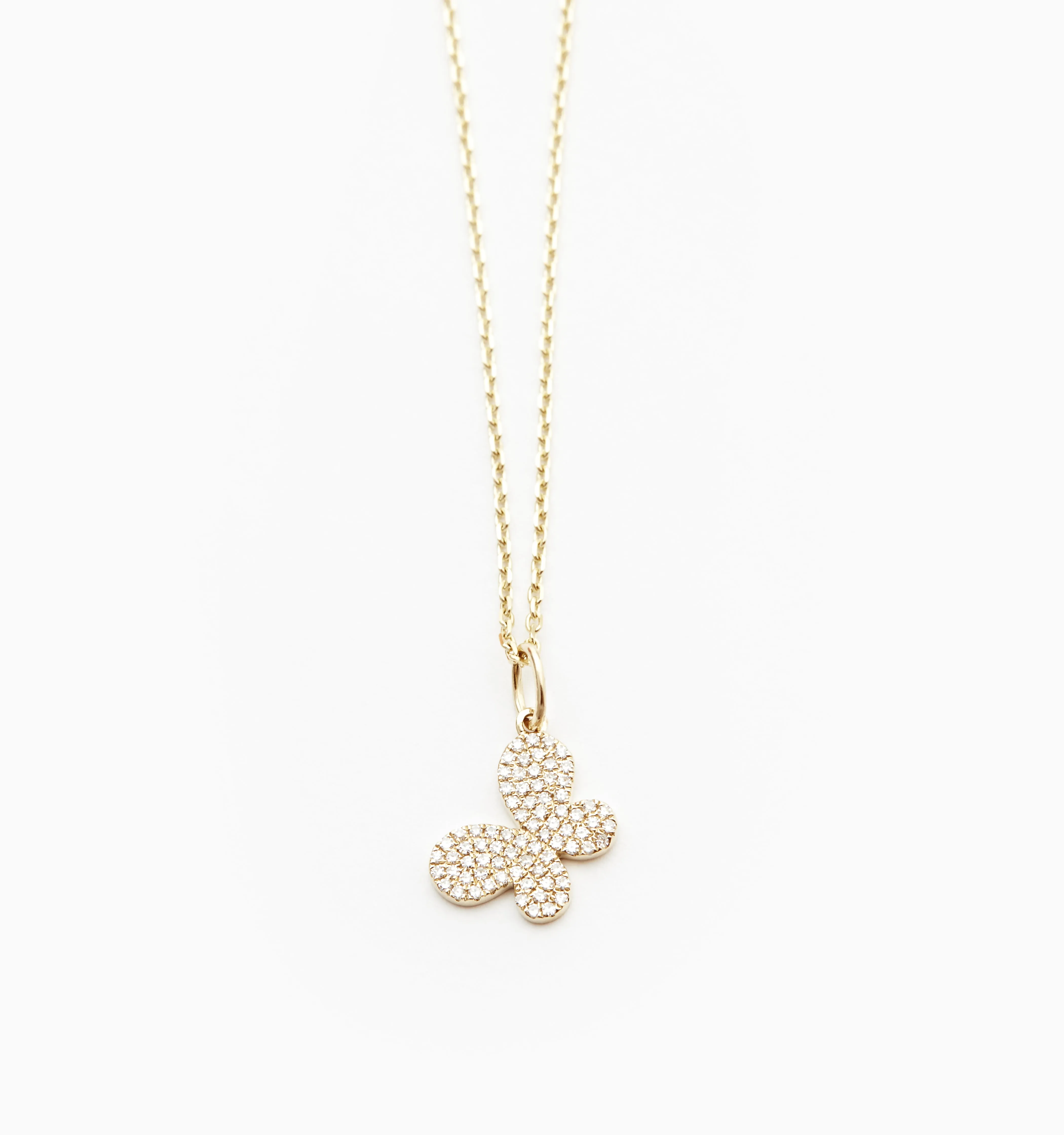 Diamond Butterfly Necklace