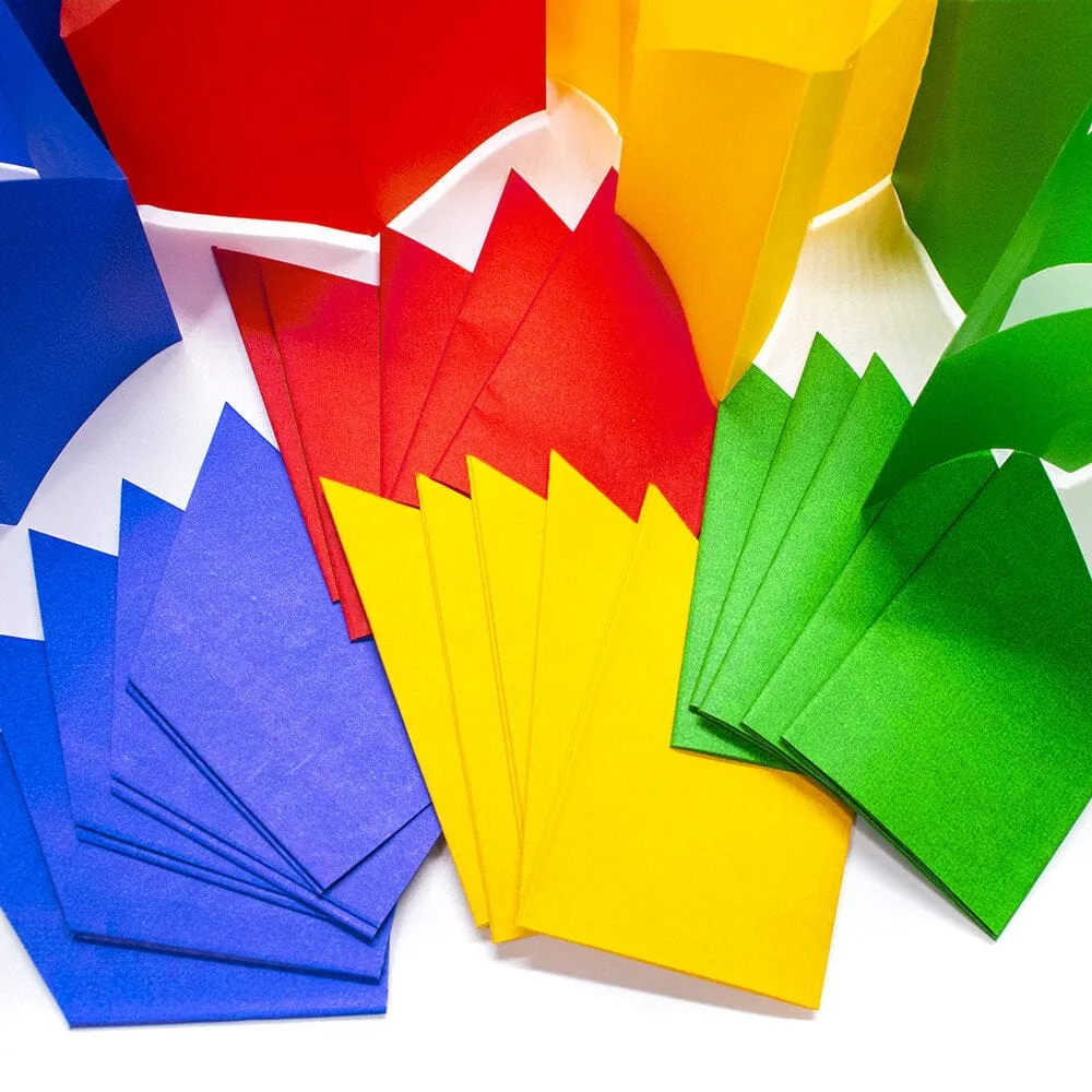 Eco Paper Party Hats Assorted Colours