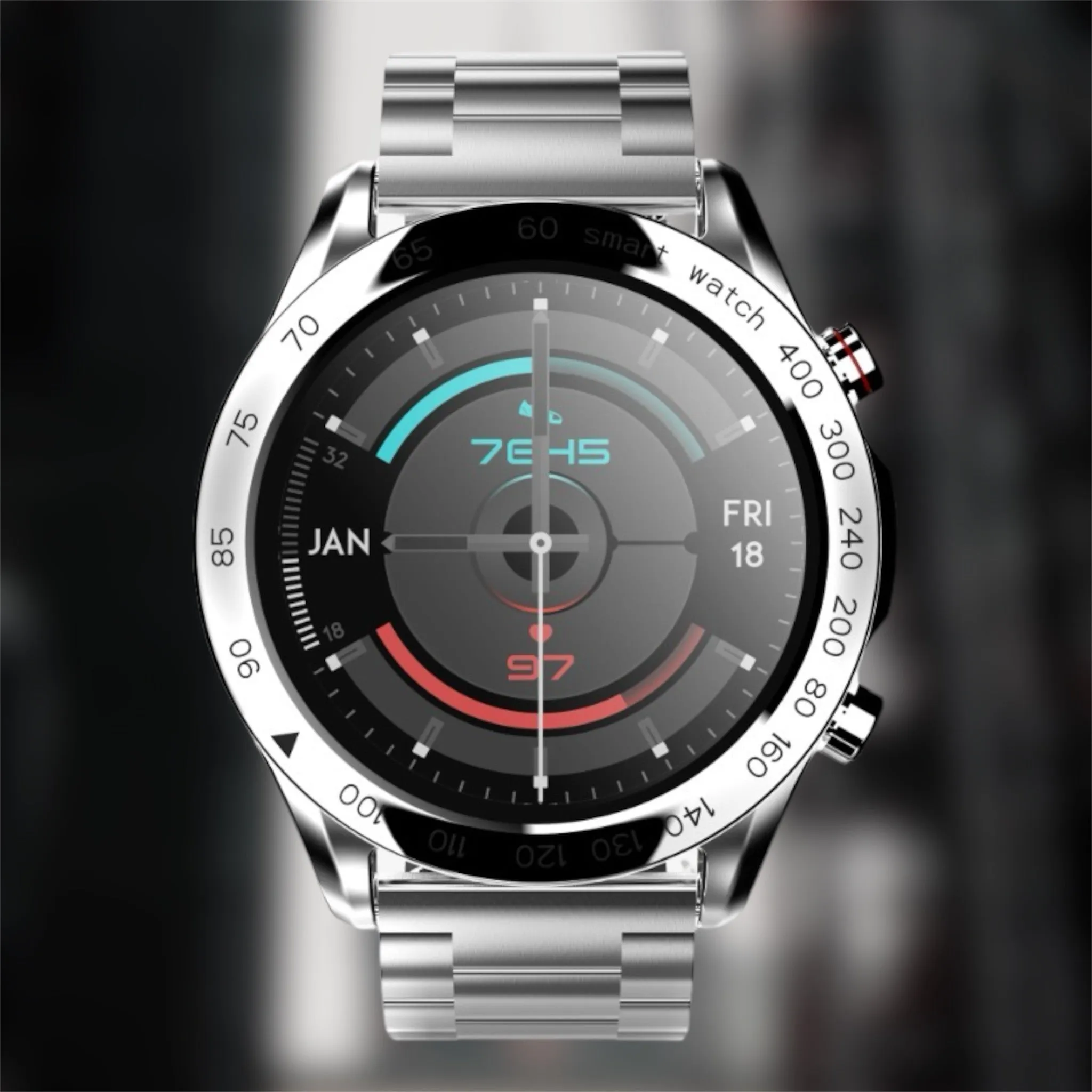 HiFuture Future Go PRO- Stainless Steel Smartwatch