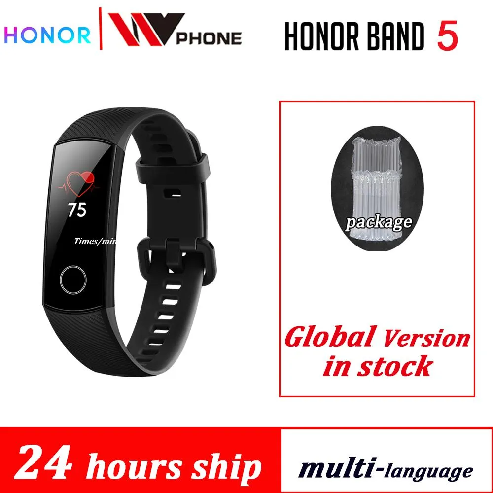 Honor band 5 smart band AMOLED Huawe honor smart watch heart rate fitness sleep swimming sport tracker