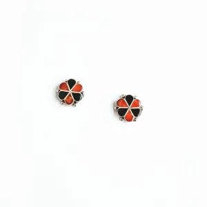 Inlay Zuni earrings