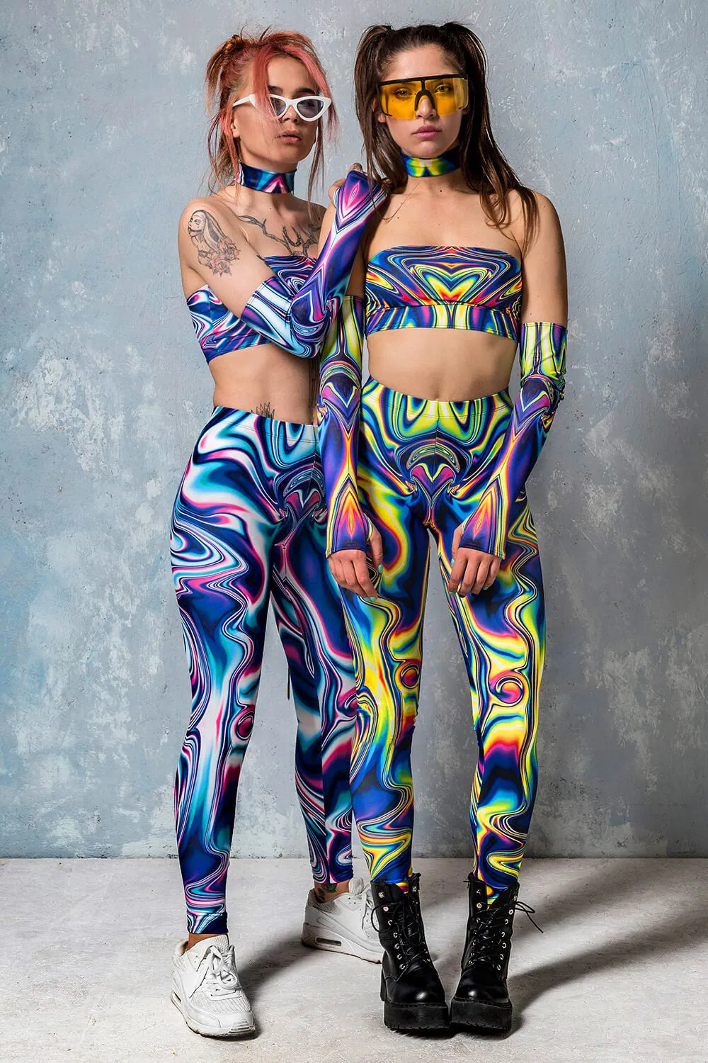 Jaded Liquid Leggings Set