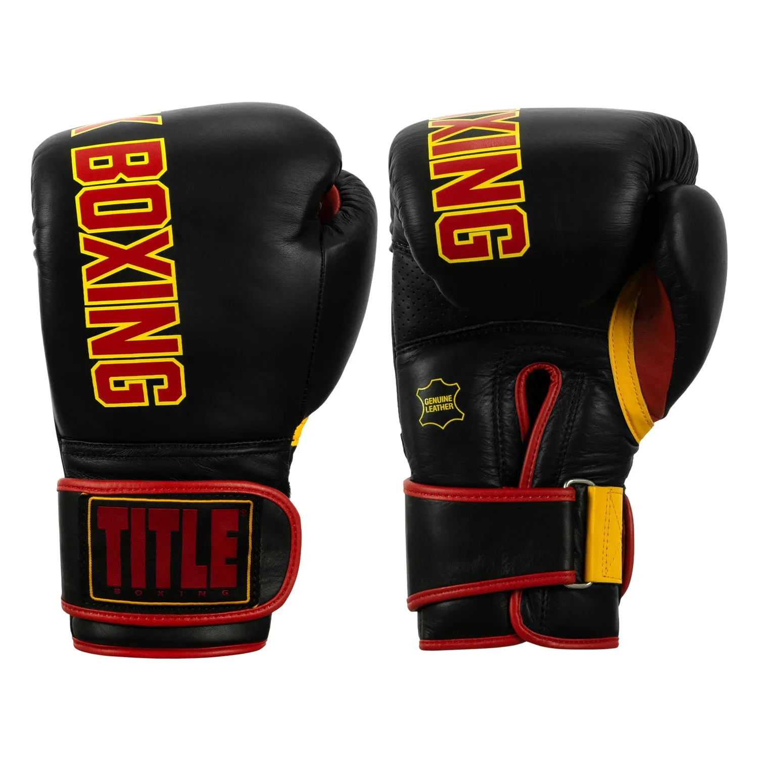 KRONK Boxing Gym Leather Bag Gloves