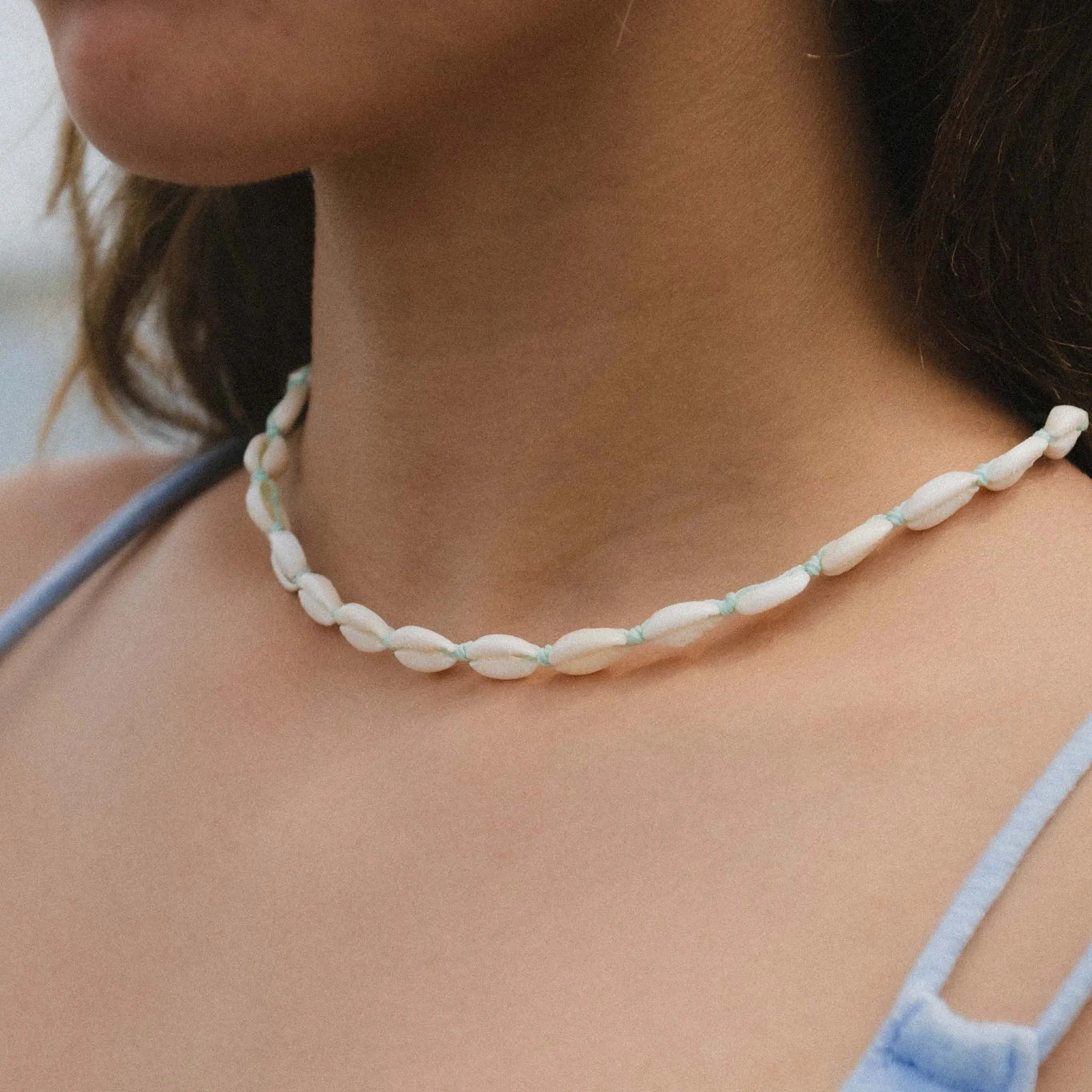 Livadi Cowrie Shell Choker Necklace