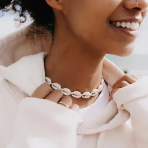 Livadi Cowrie Shell Choker Necklace