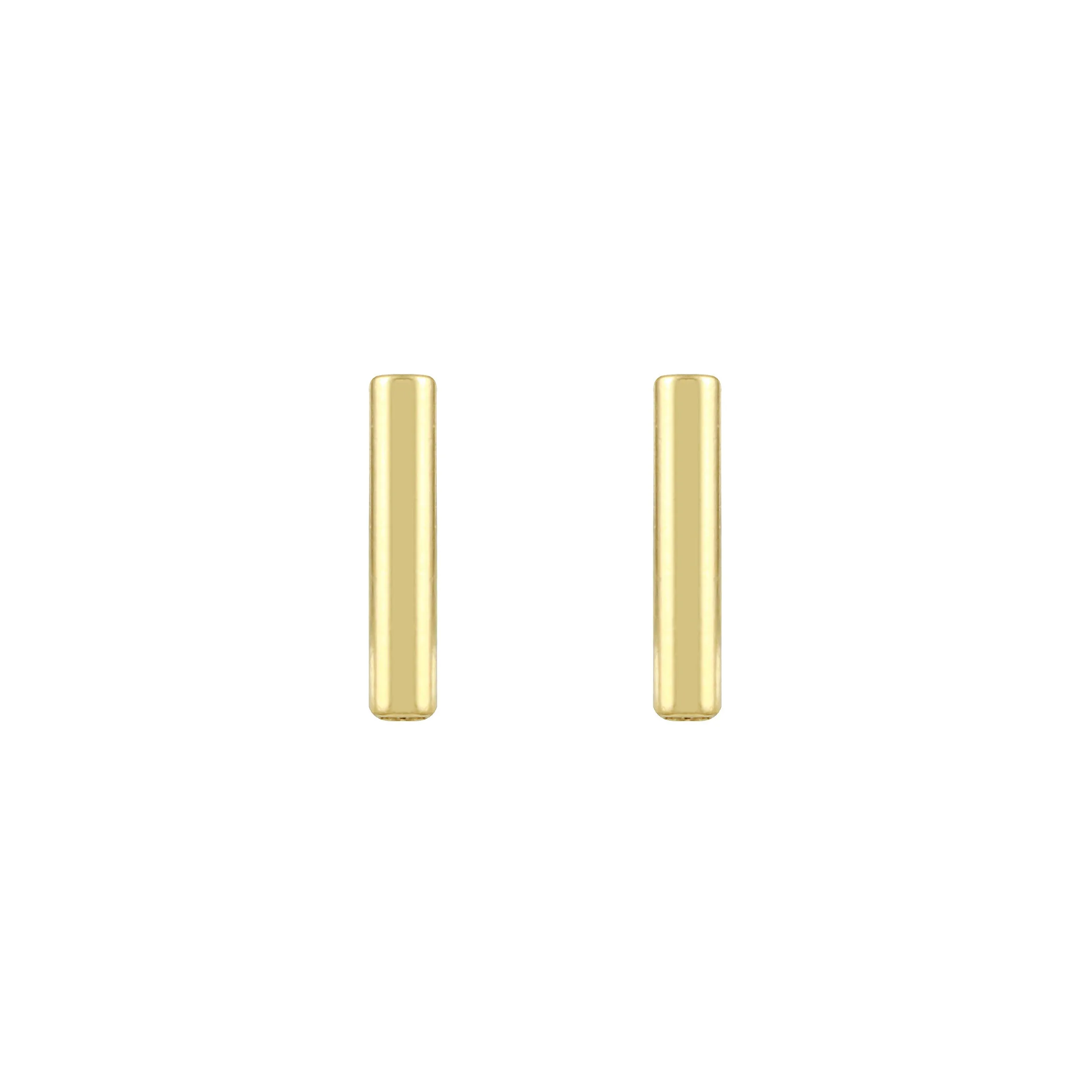 Medium Gold-Filled Bar Earrings