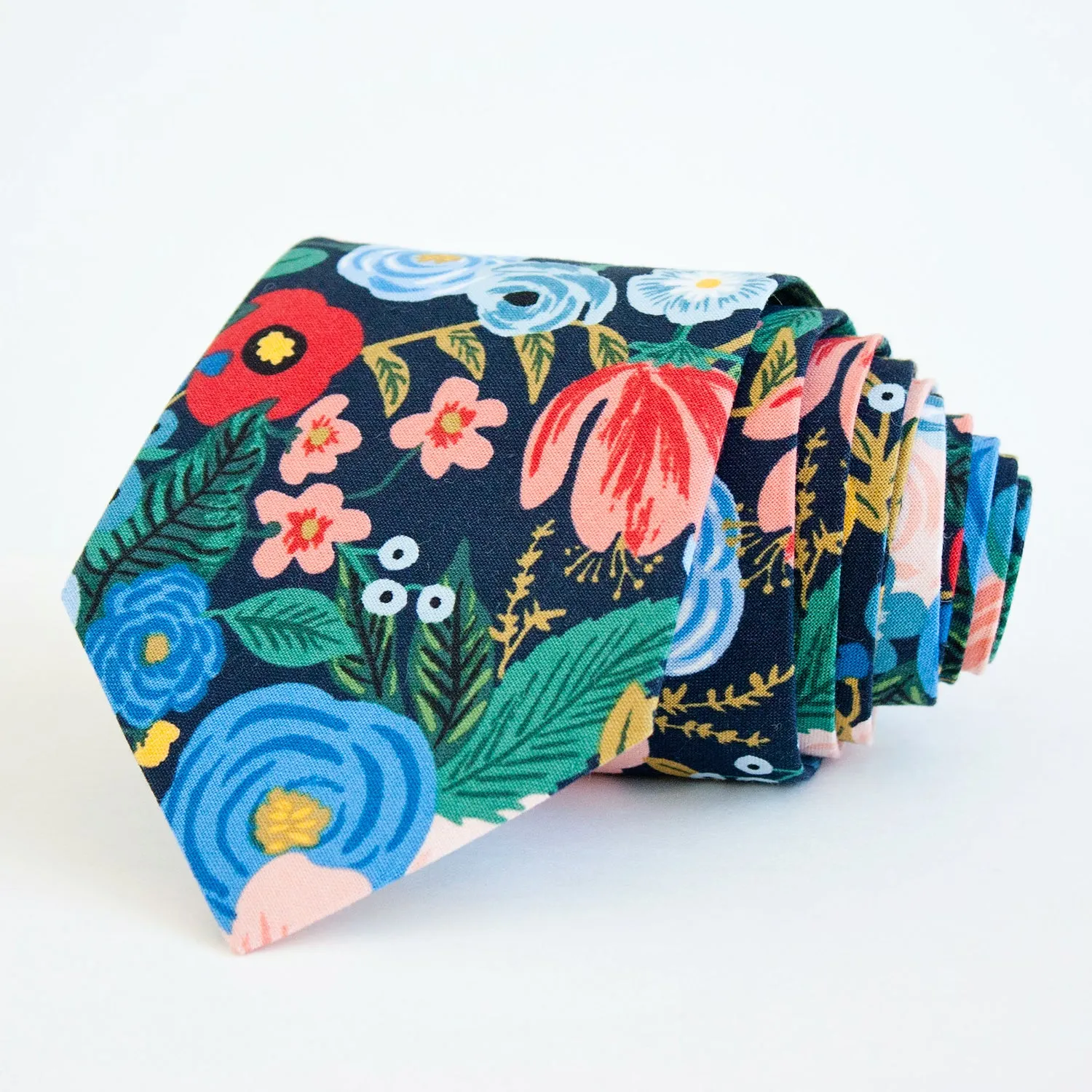 Men's Pocket Square / Garden Party In Navy