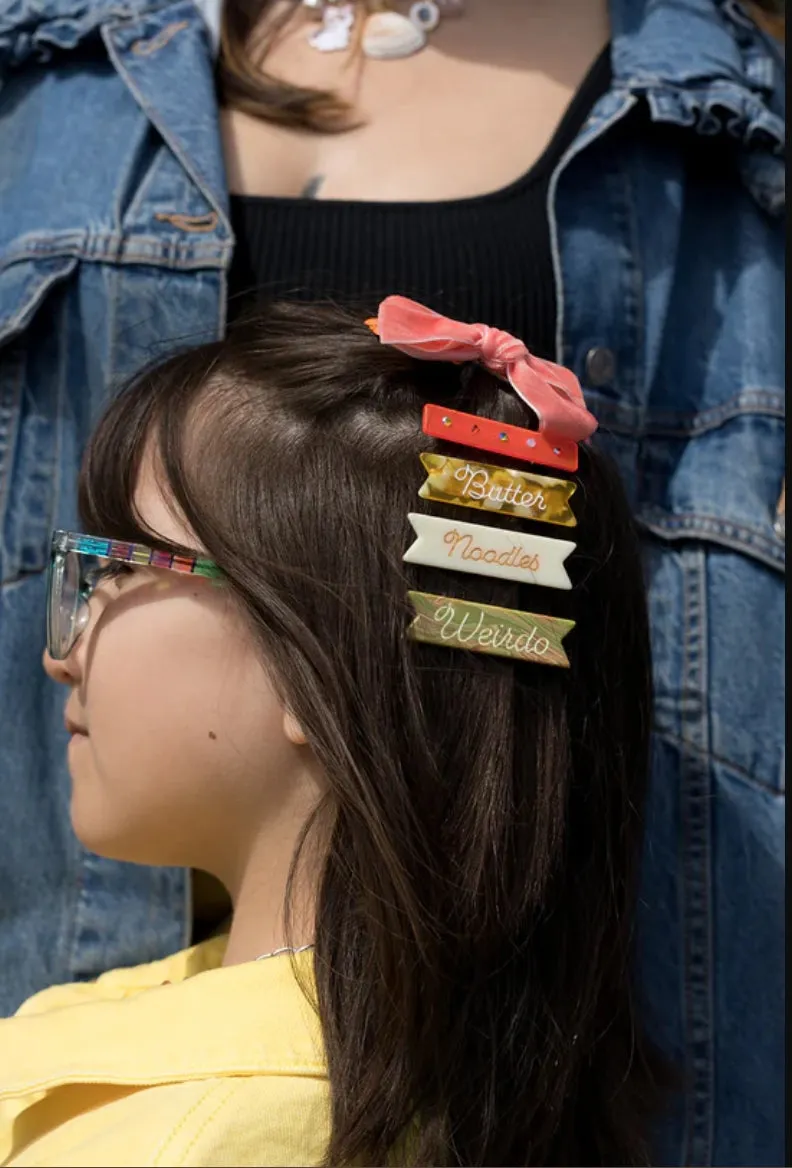 PREORDER Butter Noodles Hair Clips