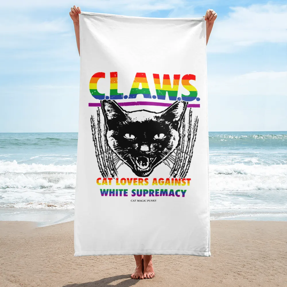 Pride CLAWS Beach Towel