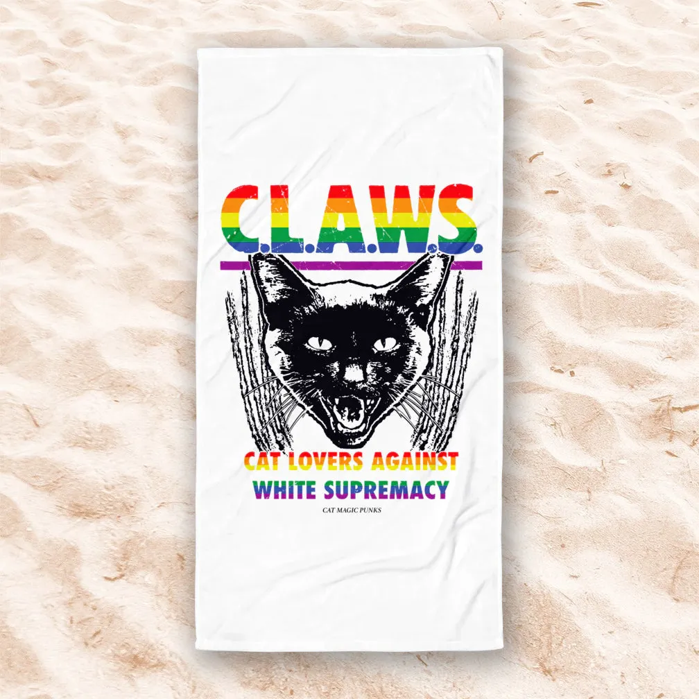 Pride CLAWS Beach Towel