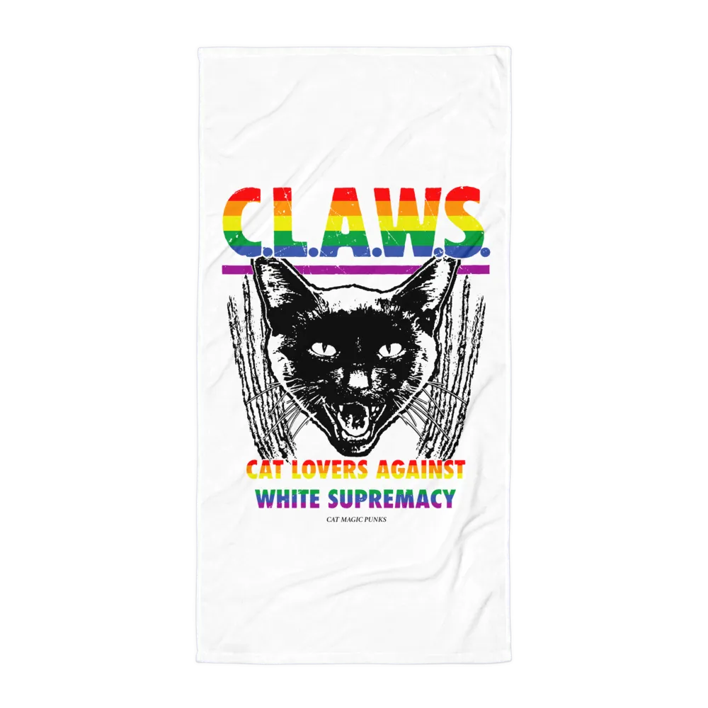 Pride CLAWS Beach Towel