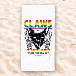 Pride CLAWS Beach Towel