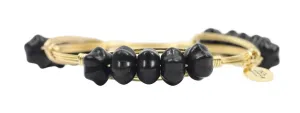 Pumpkin Millie Bangle Bracelet - Black