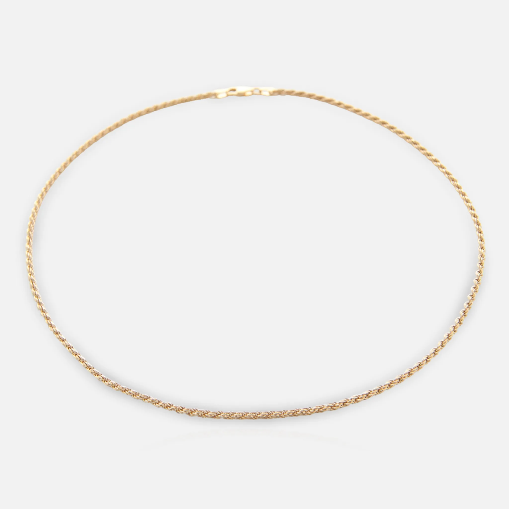 Rope Gold Vermeil Chain