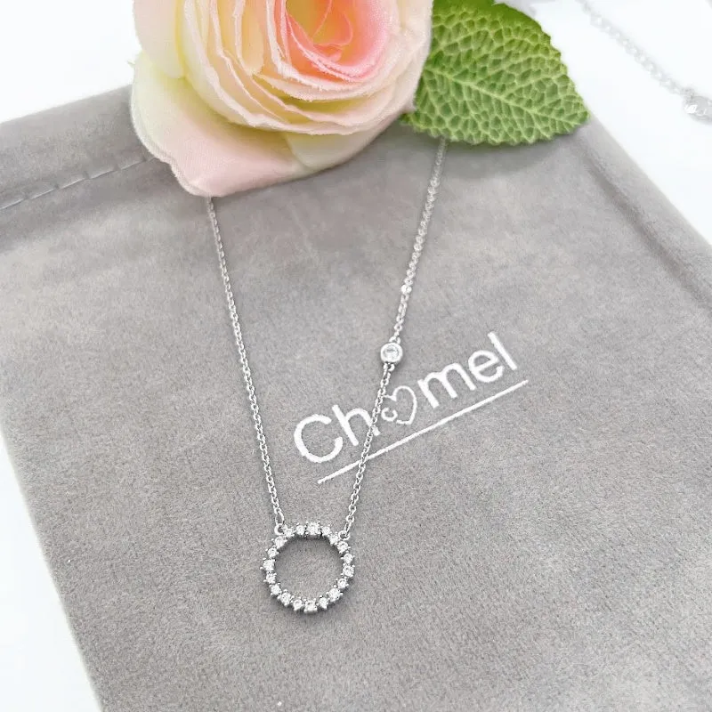 Round Cubic Zirconia Necklace