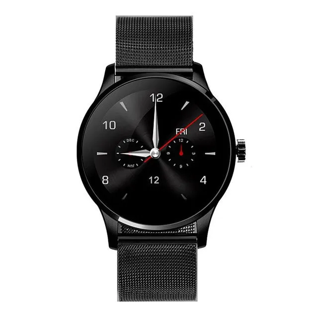 Silver Mesh Strap Smart Watch