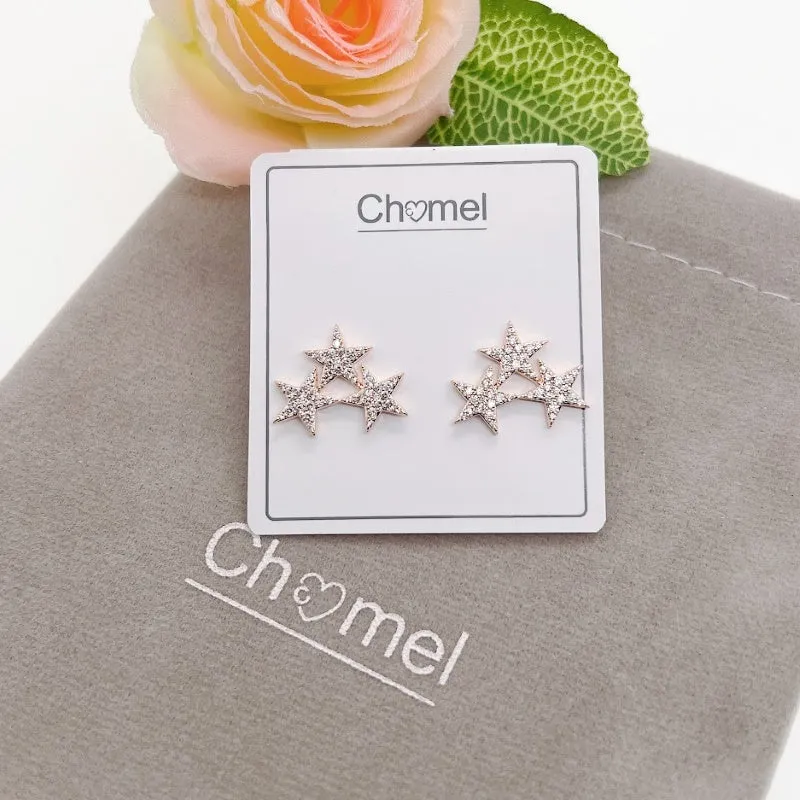 Star Cubic Zirconia Earrings