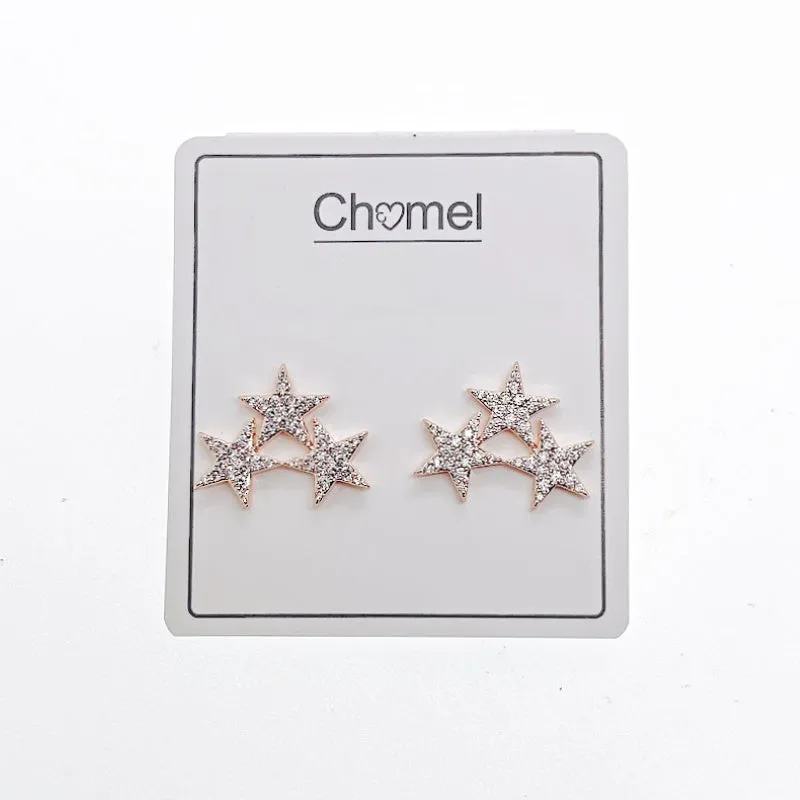 Star Cubic Zirconia Earrings