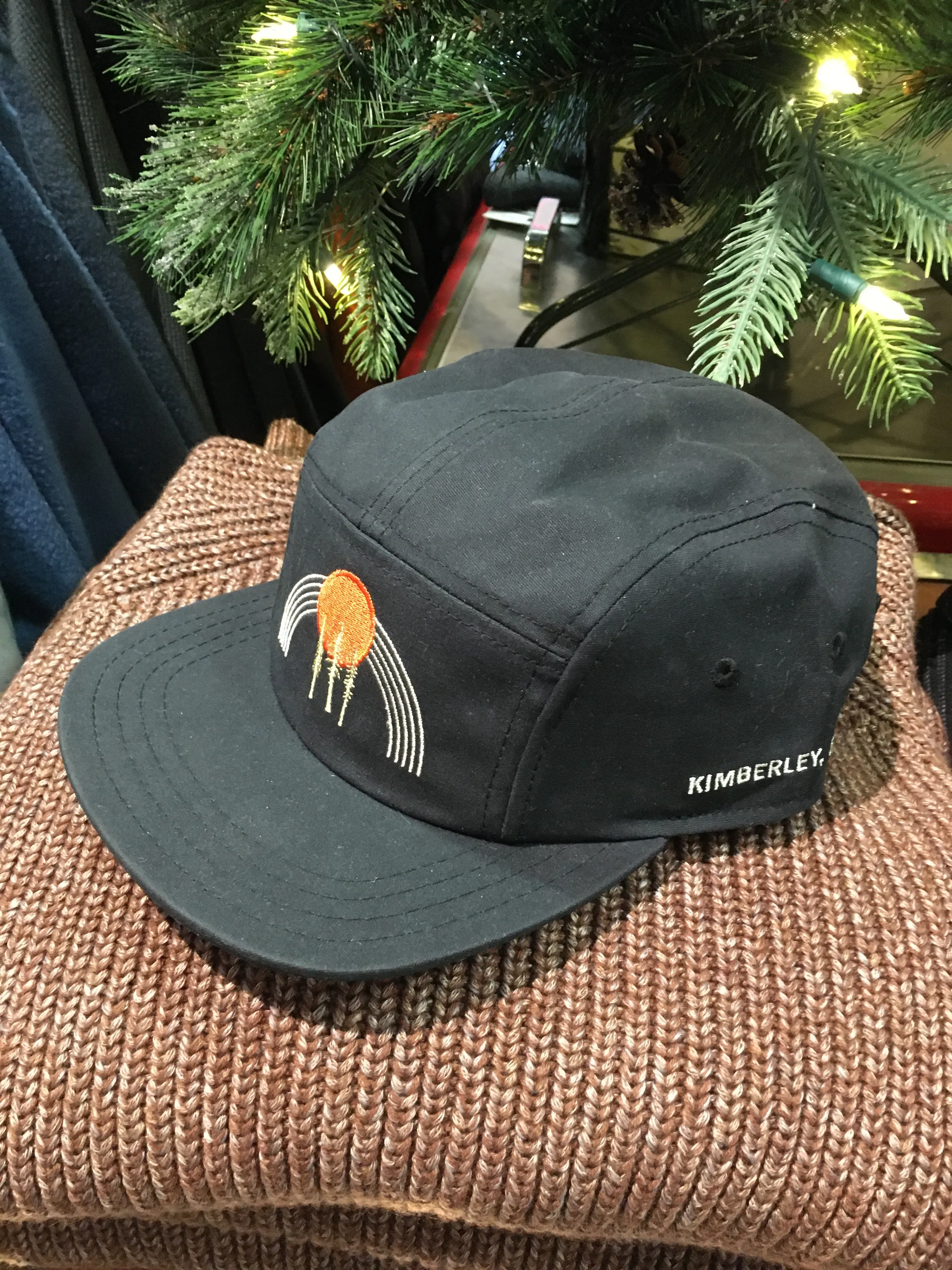 Sun Tree Rainbow - All weather waxed canvas low profile hats.