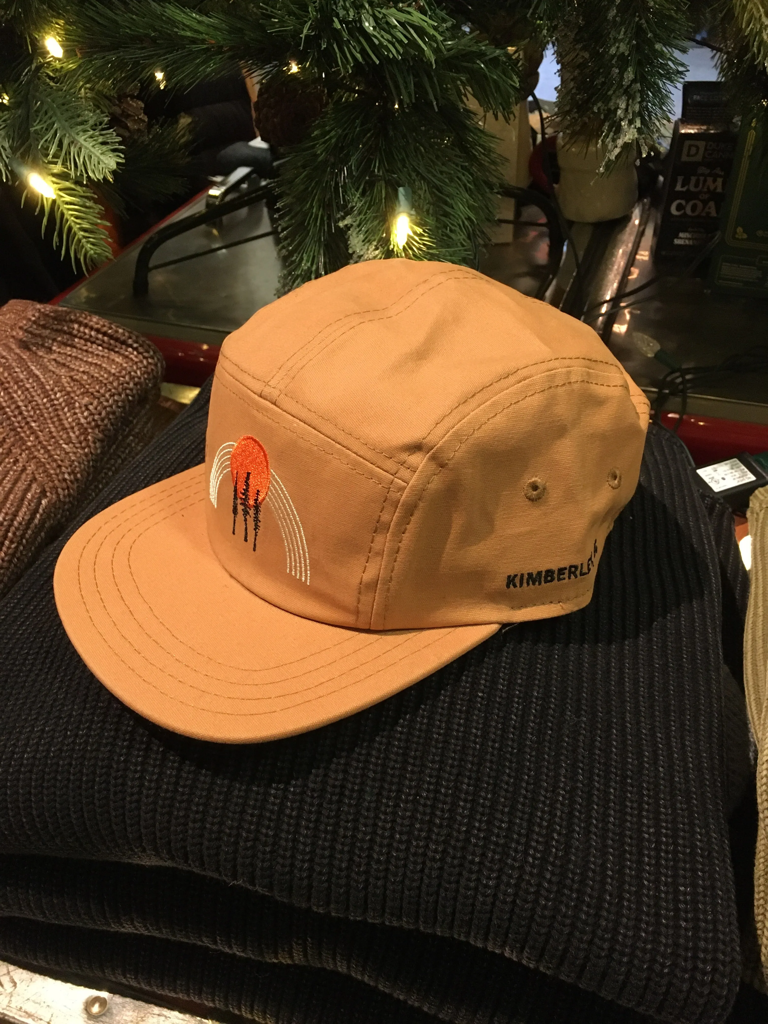 Sun Tree Rainbow - All weather waxed canvas low profile hats.