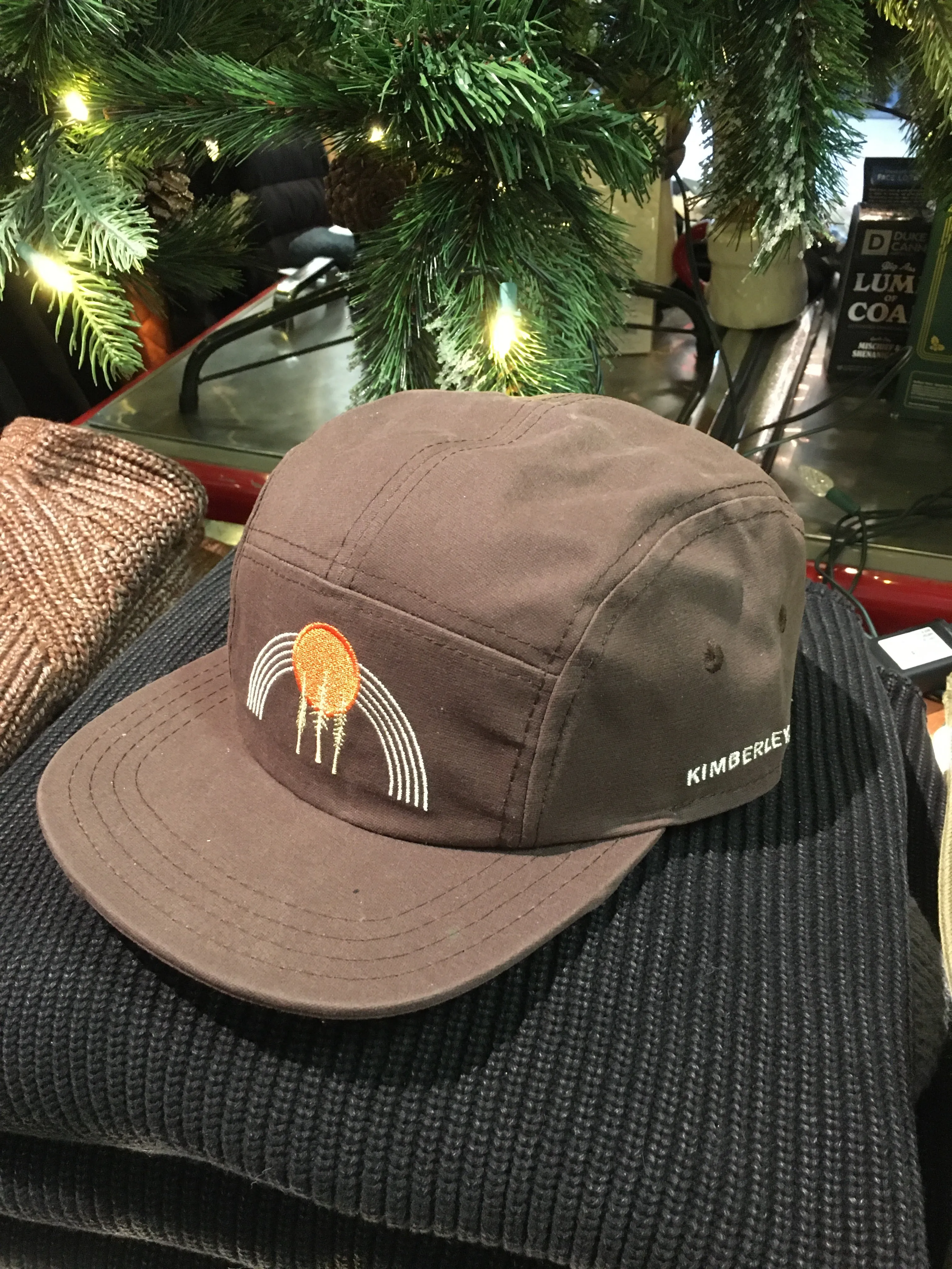 Sun Tree Rainbow - All weather waxed canvas low profile hats.