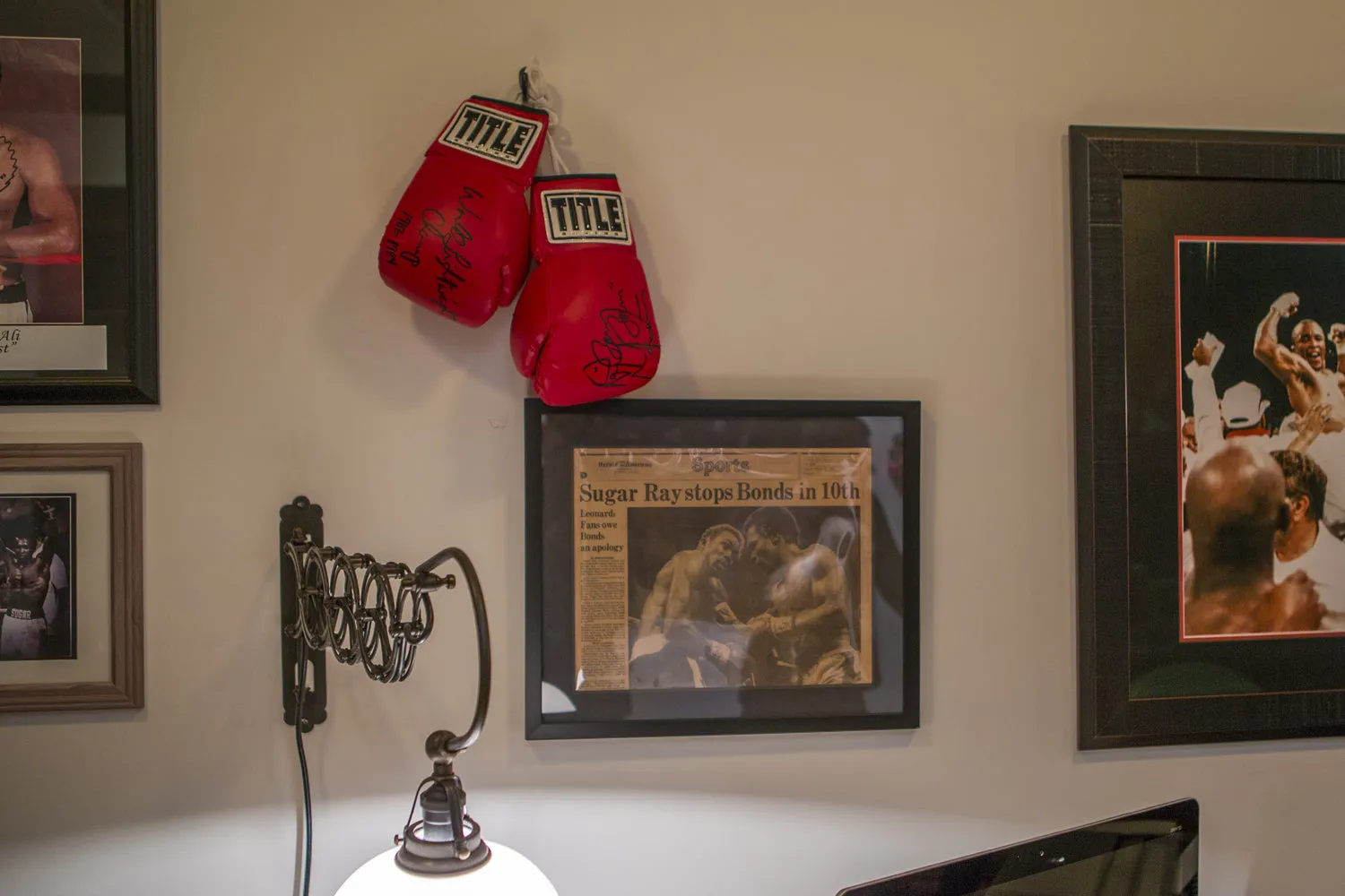 TITLE Boxing Autograph Gloves